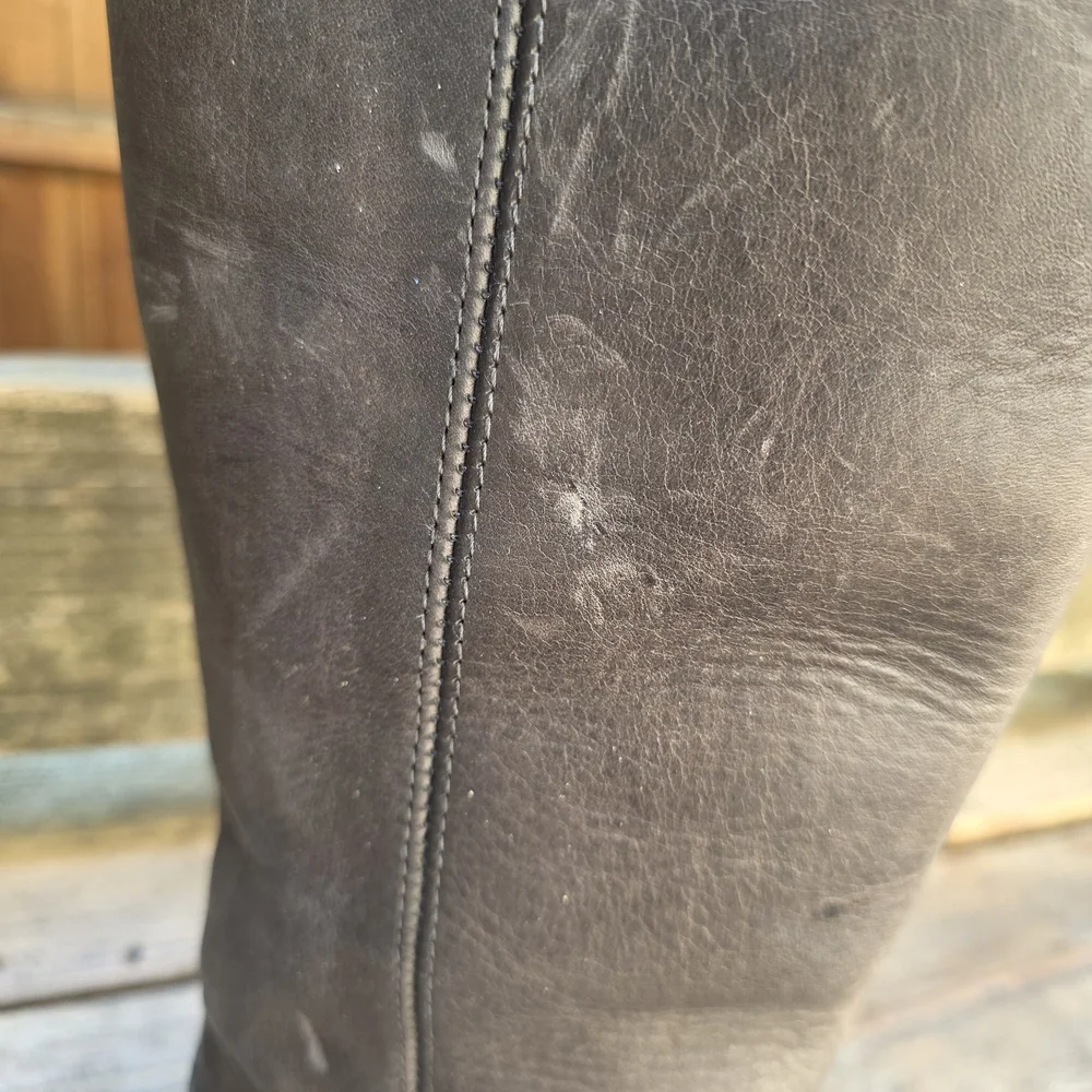 Frye brown distressed